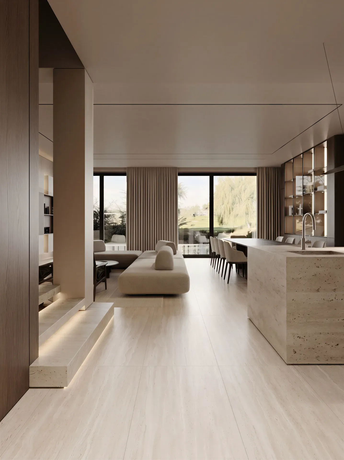 Ví dụ lắp đặt 1 — Travertine G12T01