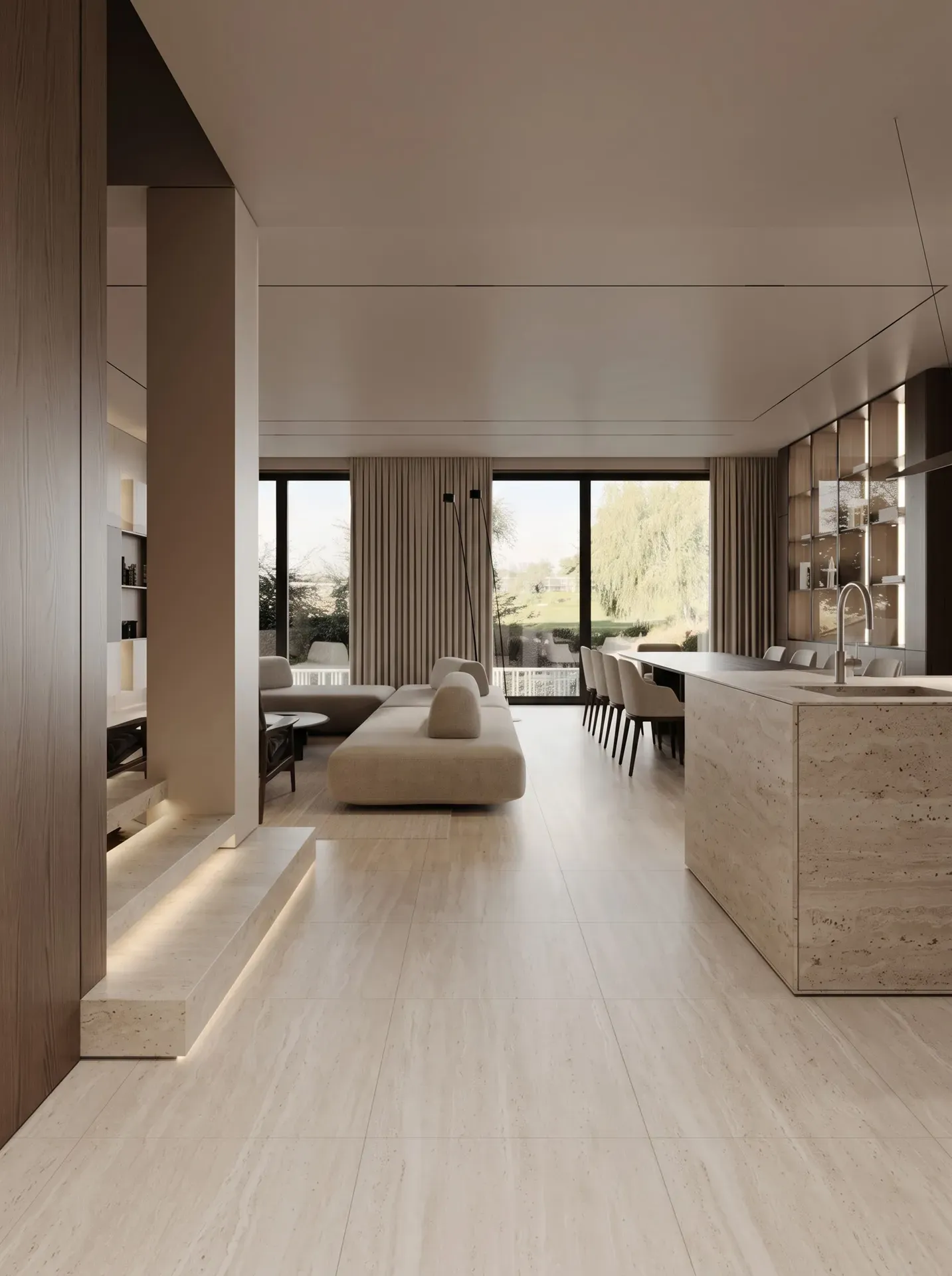 Ví dụ lắp đặt 1 — Travertine G88T01J