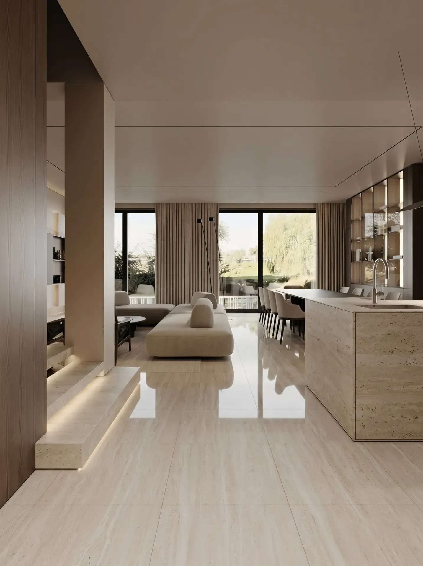 Ví dụ lắp đặt 1 — Travertine GP88T01J